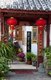 China: Naxi house entrance, Lijiang Old Town, Yunnan Province